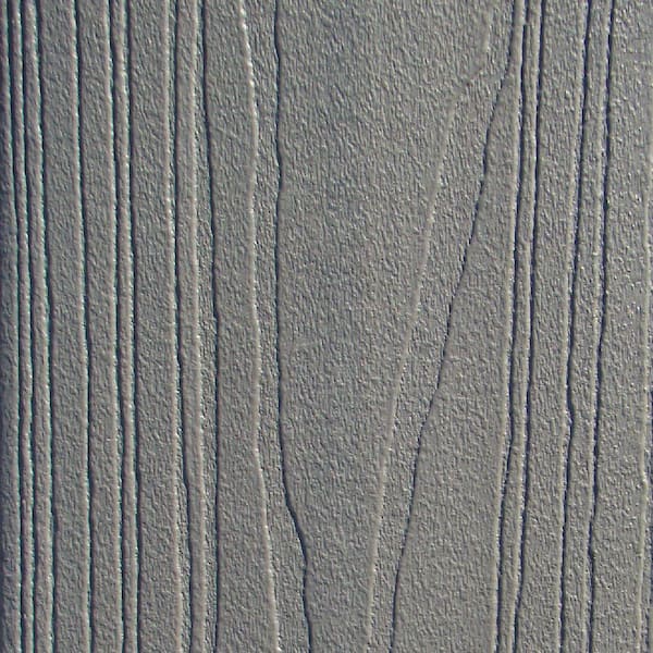 Fiberon 15/16 in. x 5-1/4 in. x 16 ft. Grooved Edge Capped Composite Decking Board in Nantucket Gray