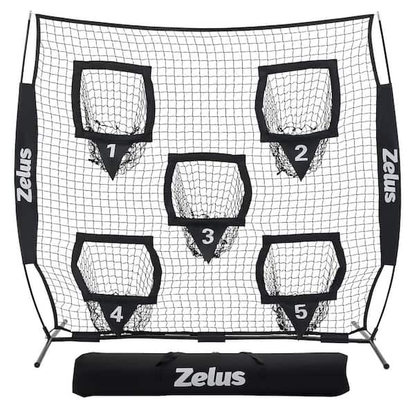 6 x 6 ft. Polyester Football Throwing Net in Black FTN-5T66-BK