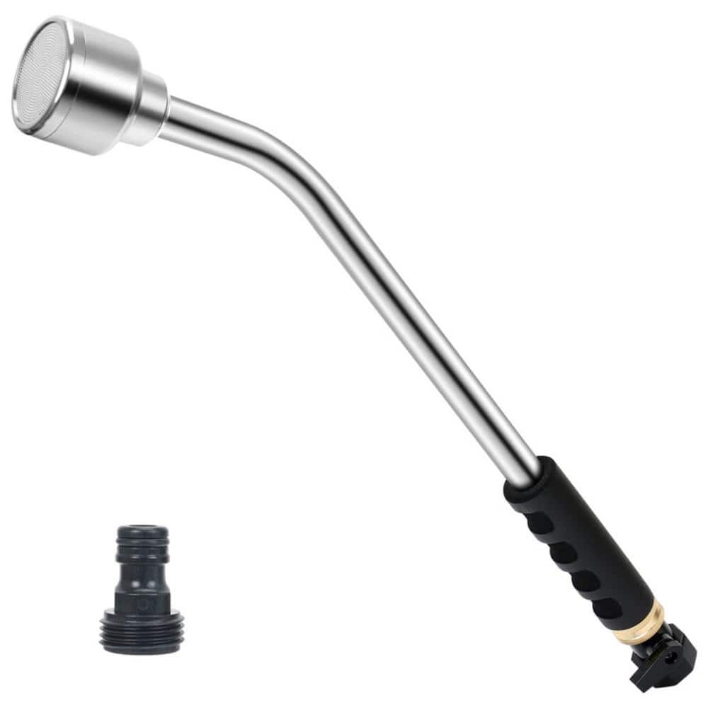 Eighteen Inch Soft Rain Watering Wand with Shut Off Valve and Fourteen Hundred Micro Hole Head Silver price history on PriceWatchPro