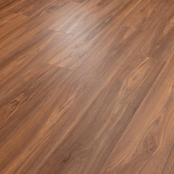 Walnut Glen 22 MIL x 7.4 in. W x 47.8 L Waterproof Click Lock Luxury Vinyl Plank Flooring (19.8 sqft/case)