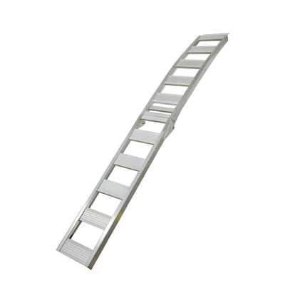 90 in. x 12 in. Aluminum Folding Arched Ramp