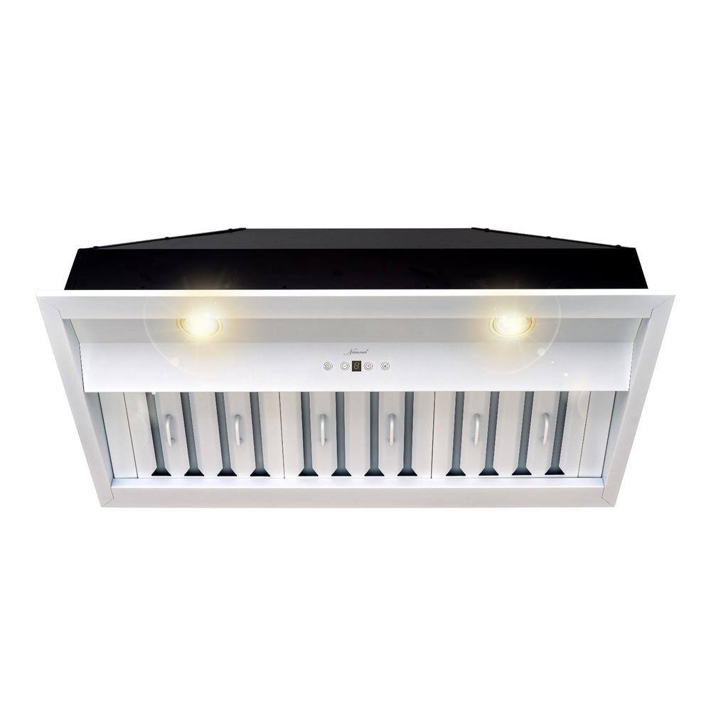 Akicon 36 in. Ducted Ultra Quiet Under Range Hood in Satin