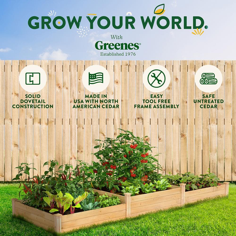 Cedar Wood Tall Tiers Raised Garden Bed