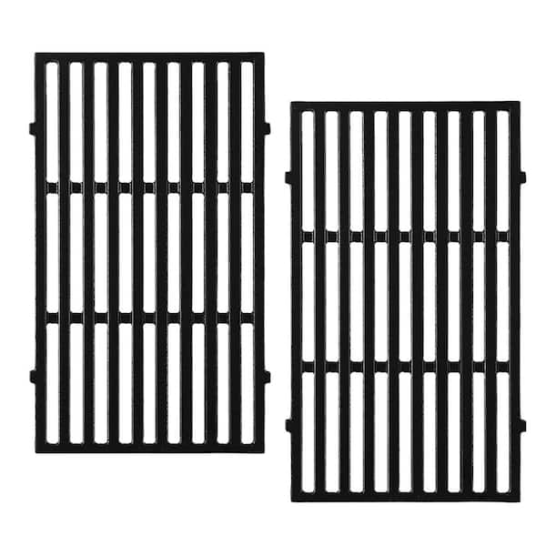 Cast Iron Cooking Grill Grates 17.5 x 10.2 in Set of 2 for Weber Spirit 200 Series E-210 E-215 E-220 Spirit II