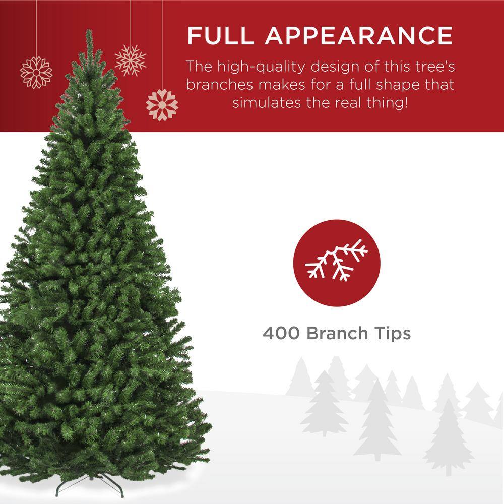 33.5'' Green Spruce Artificial Christmas Tree with Lights