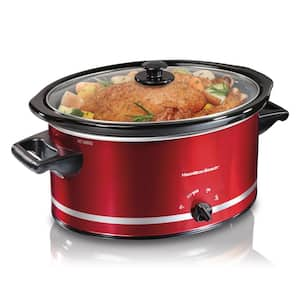 Crock-Pot 7 Qt. Capacity Red Food Slow Cooker Home Cooking Kitchen  Appliance 2133111 - The Home Depot