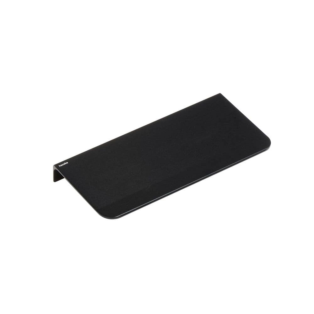 Haceka 10 in. W x 4.75 in. D Matte Black Metal Floating Decorative Wall Shelf