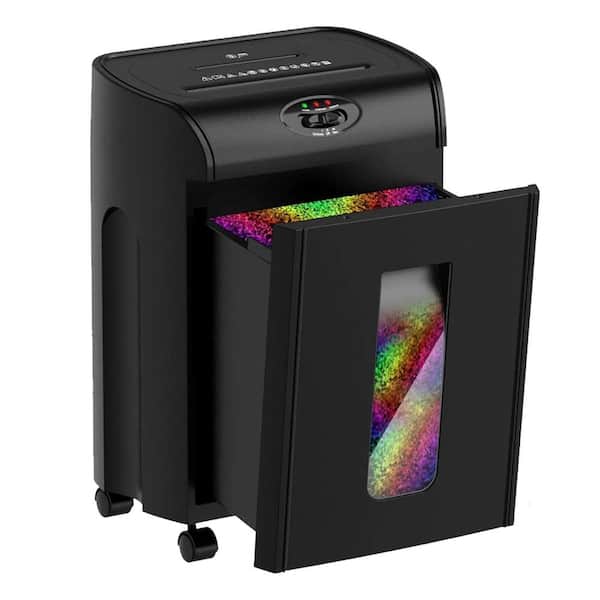 16-Sheet Cross Cut Paper Shredder with 4.76 Gal. Pull Out Basket, P-4 Security Level and Jam Proof System, Black