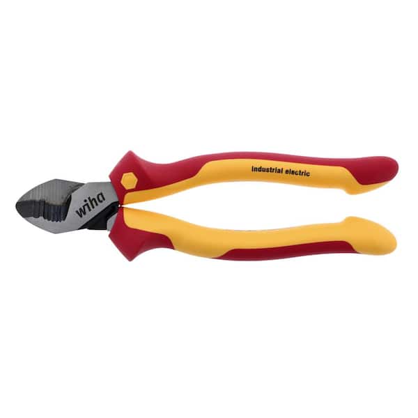 Wiha 8 in. Insulated Industrial Cable Cutting Pliers