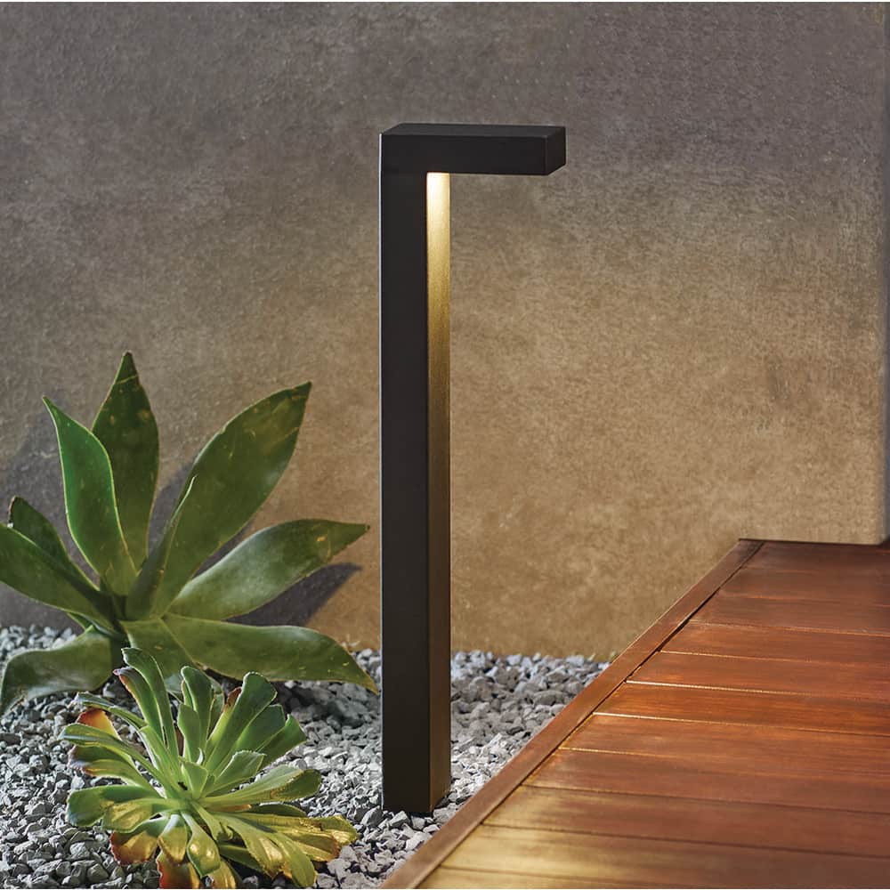 Hampton Bay Jemison 85 Lumen Low Voltage Black Integrated LED