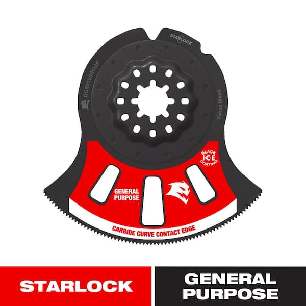 DIABLO 3-1/8 in. AMPED Demo Demon Starlock Carbide Teeth Oscillating Blade for General Purpose Cuts