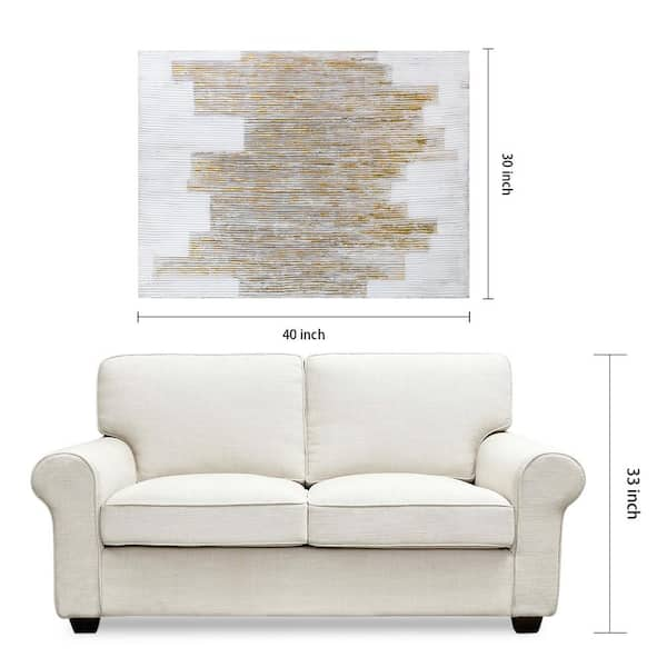 Empire Art Direct The City Textured Metallic Hand Painted Wall Art 30 inch x 40 inch x 1.5 inch Ready to Hang