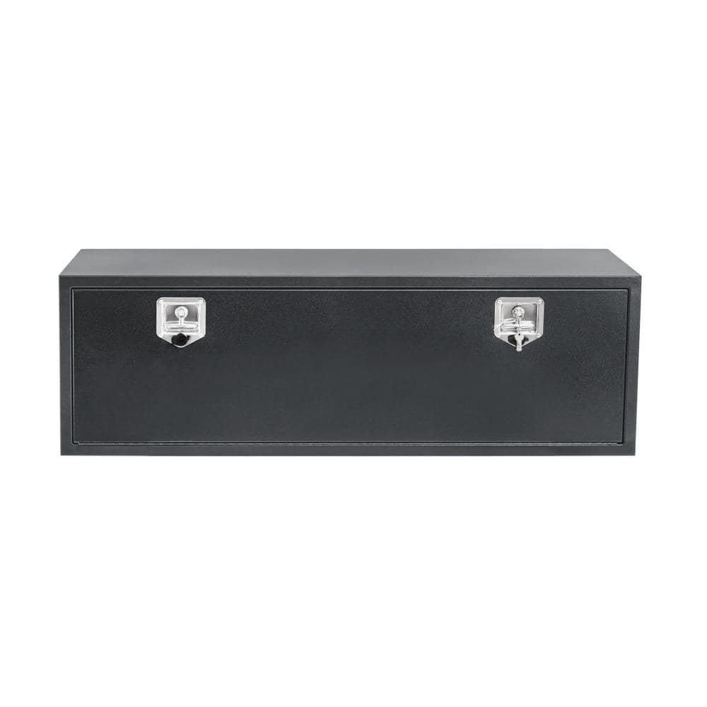 Black Steel Underbody Truck Tool Box T Handle Lock 48 x 16 x 13 inches Storage for Truck RV Trailer price history on PriceWatchPro