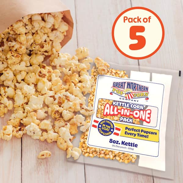 GREAT NORTHERN 8 oz. Kettle Corn Popcorn Packs 5-PK 83-DT6189-IMP