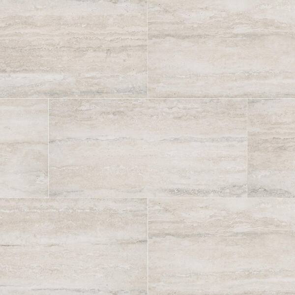 MSI Trevi White 16 in. x 32 in. Matte Porcelain Floor and Wall Tile (10 cases/106.7 sq. ft./pallet)