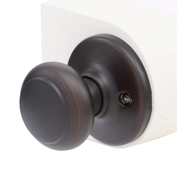 Cove Venetian Bronze Half-Dummy Door Knob featuring Microban Technology