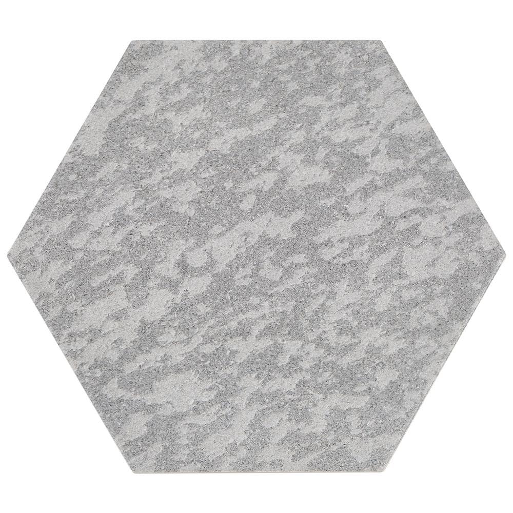 Gray Hexagon Matte Porcelain Wall and Floor Tile