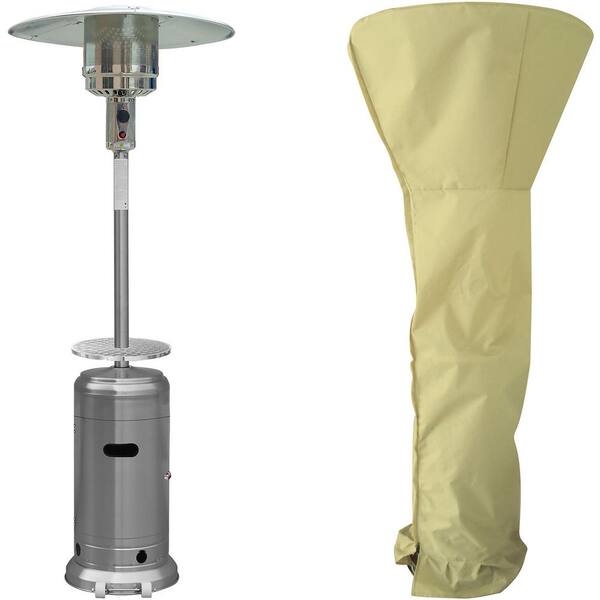 Hanover 48,000 BTU Stainless Steel Umbrella Patio Heater with Weather
