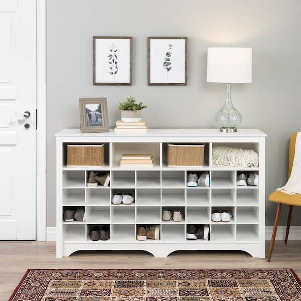 Prepac shoe storage white sale