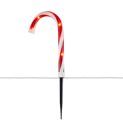 10 in. Candy Cane Pathway Lights (Set of 8)