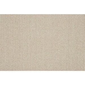 Sand Harbor - Ivory/Plains - Beige 12 ft. 27 oz. Wool Loop Installed Carpet