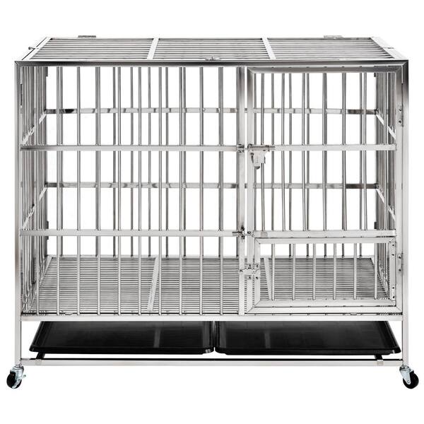 rolling dog cage