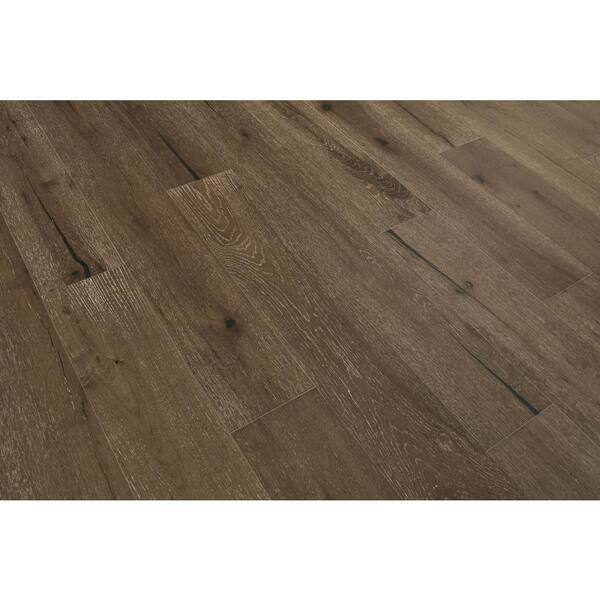 Bruce Time Honored Double Chocolate Wh Oak 3/8 in. T x 6.46 in. W T+G Engineered Hardwood Flooring (32.11 sq.ft./ctn)