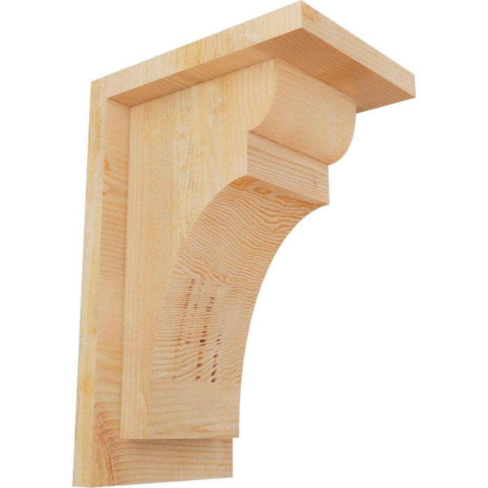6 in. x 8 in. x 12 in. Douglas Fir Yorktown Rough Sawn Corbel with Backplate price history on PriceWatchPro