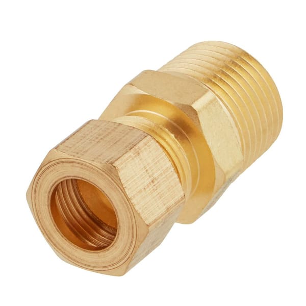 3/8 in. OD Compression x 3/8 in. MIP Brass Adapter Fitting