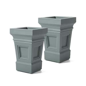 14 in. x 24 in. Atherton Planter Box Sage Gray (2 Pack)