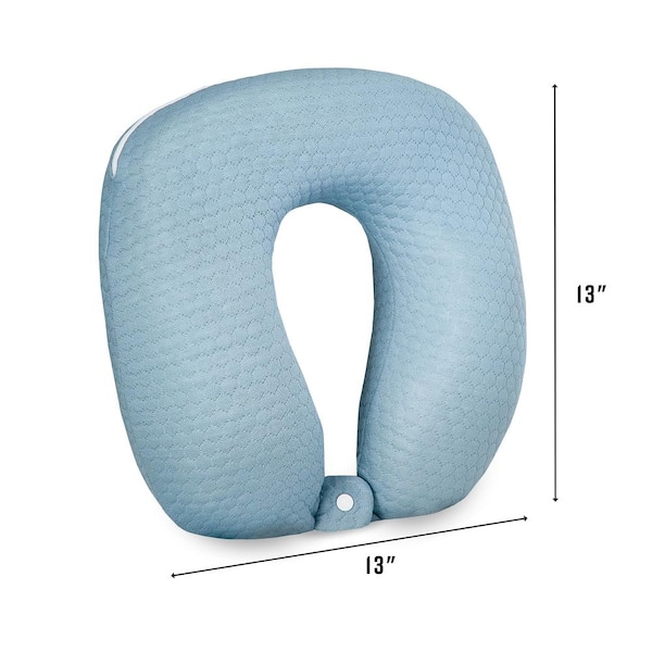 BODIPEDIC U-Neck Support Memory Foam Accessory Travel Pillow 75926 - The  Home Depot