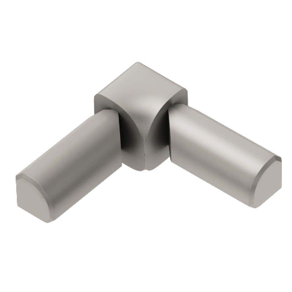 Rondec Satin Nickel Anodized Aluminum 1/2 in. x 1 in. Metal 90 Degree Double-Leg Inside Corner price history on PriceWatchPro