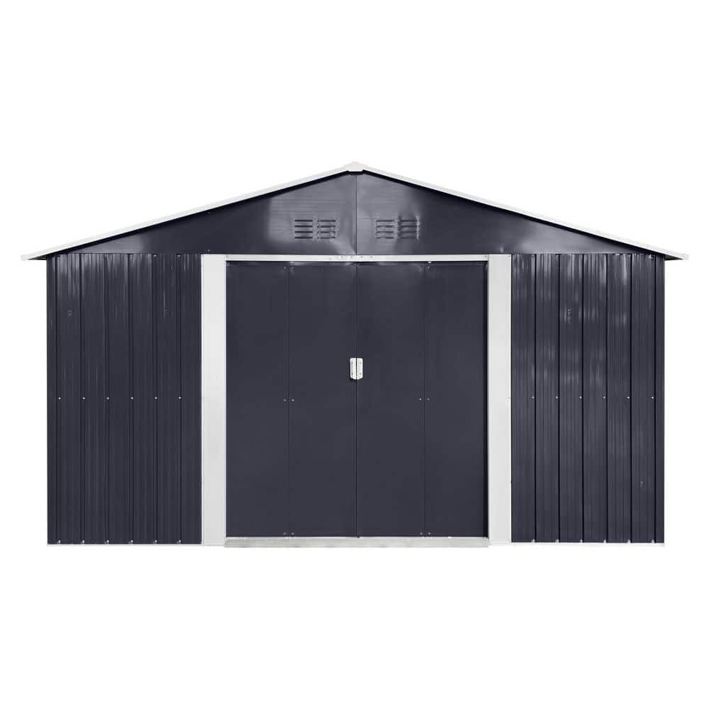 Tatayosi 11.2 ft. x 10.6 ft. Multi-Purpose Metal Outdoor Storage