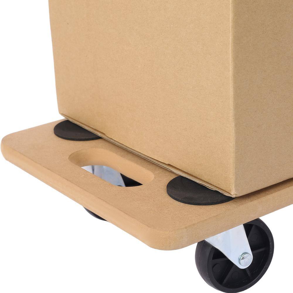 Heavy Duty Wood Furniture Moving Dolly with Wheels, 500 lbs Capacity, 4-Pack