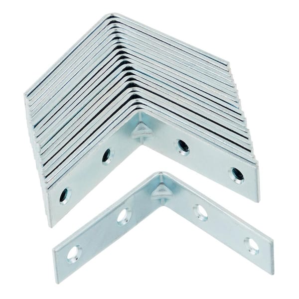 2 in. Zinc-Plated Corner Brace (20-Pack)