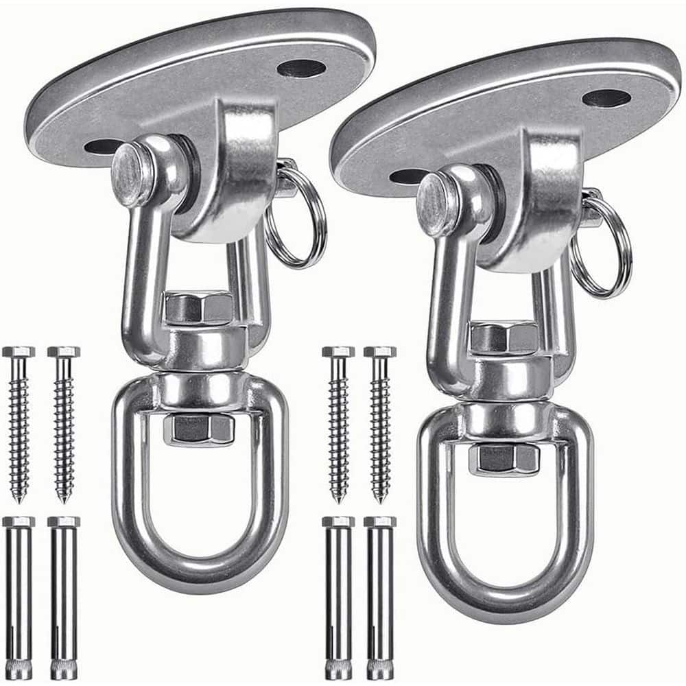 Ceiling Swing Mount Stainless Steel Swing Hangers 2000 lbs Capacity Each 2 Pack Free Swivel Trapeze Bar price history on PriceWatchPro