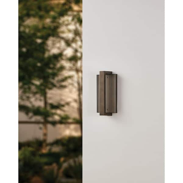 Jubilee 12-inch Forged Bronze 5CCT LED Exterior Wall Sconce