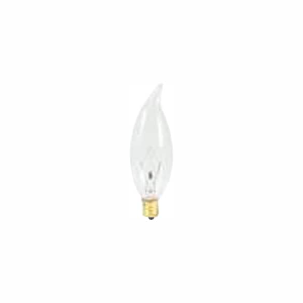 25-Watt Warm White Light CA10 (E12) Candelabra Screw Base, Dimmable Clear Incandescent Light Bulb, 2700K (50-Pack)