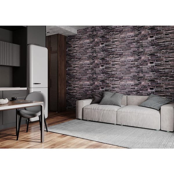 Concrete Wall Cap Mold - Slate Texture Rubber Mold 23.5x14x2 Inches For Seat Walls