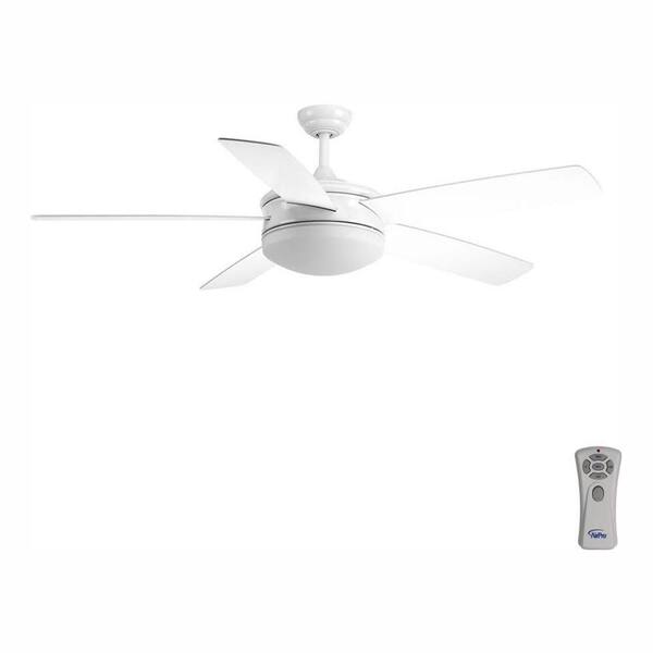 LED Indoor White Ceiling Fan 