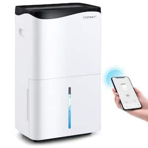 100-Pint Dehumidifier for Home & Basements w/Smart App& Alexa Control