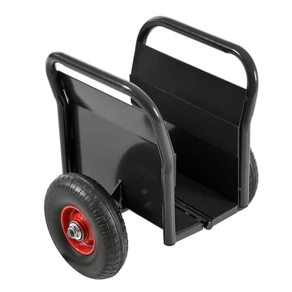 Avex Drywall Cart with 1000 Load Capacity Heavy Duty Panel Truck Flat Cart with Two Nice Handles in Black