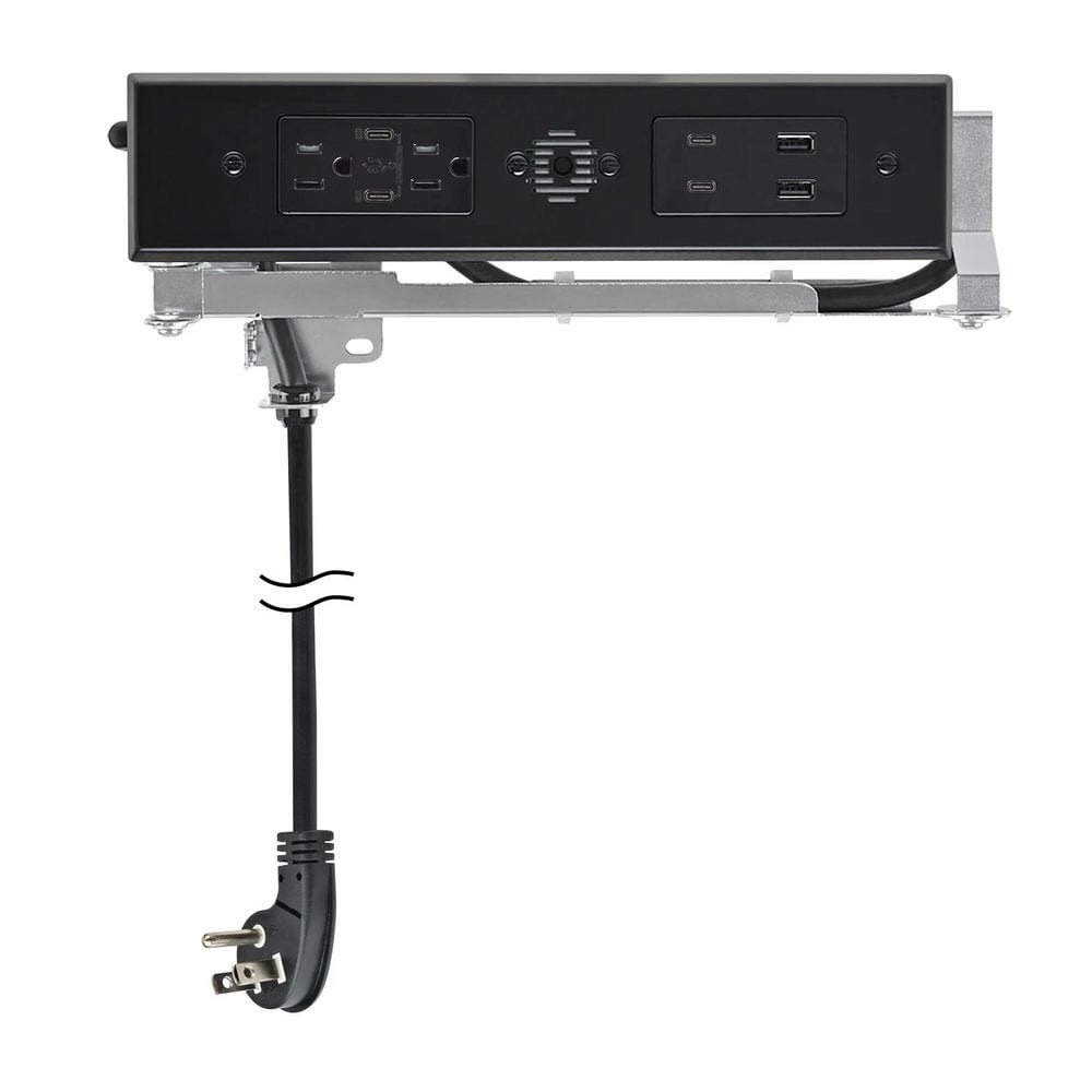 Black 15 Amp Blade Duo In-Drawer Outlet with 4 30W USB-C, 2 USB-A and 2 AC Ports price history on PriceWatchPro