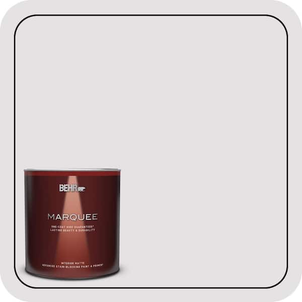 BEHR MARQUEE 1 qt. #PR-W2 Early Crocus Matte Interior Paint & Primer