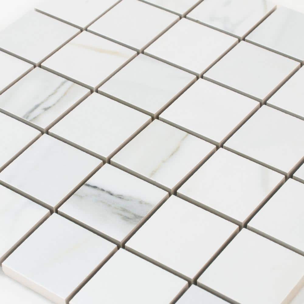 Splendor Matte White Porcelain Mosaic Tile Sheet