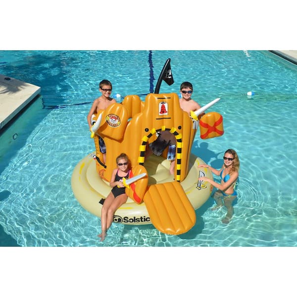 Swimline Pirate Island Inflatable Pool Float