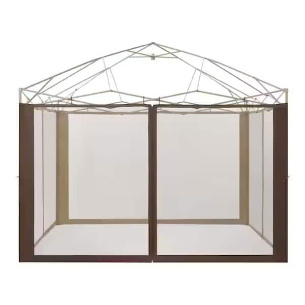 Hampton Bay Replacement Netting for Stockton 11 ft. x 11 ft. Canopy in Tan
