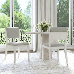 Clarion Dining Chairs, White