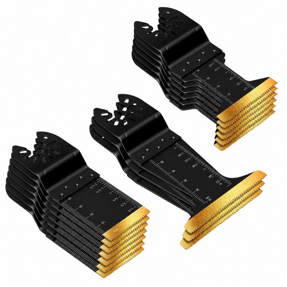 Titanium Plated Oscillating Tool Blades for Metal and Wood Cutting with Universal Interface (16-Pack) price history on PriceWatchPro