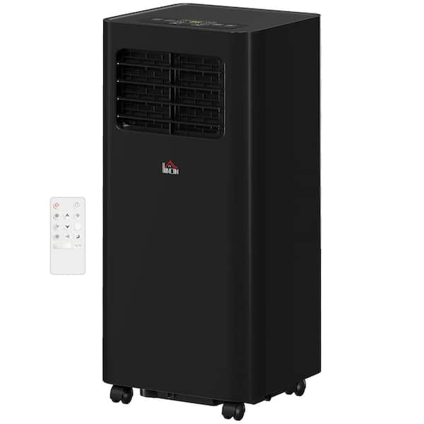10000/6500 BTU Portable Air Conditioner with Sleep, Remote, 24H Timer On/Off, Window Kit, Up to 441 Sq. Ft., Black